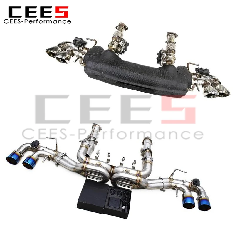 Escape catback Cees de rendimiento Corvette C8 6.2 V8
