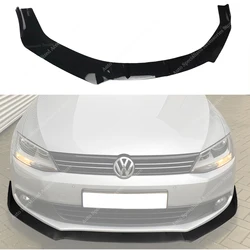 Parachoques delantero negro con difusor VW Jetta MK6 2011-2015