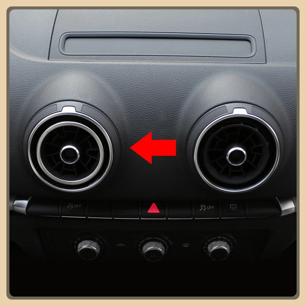Funda rejilla ventilación de acero inoxidable Audi A3 8V - imagen 3
