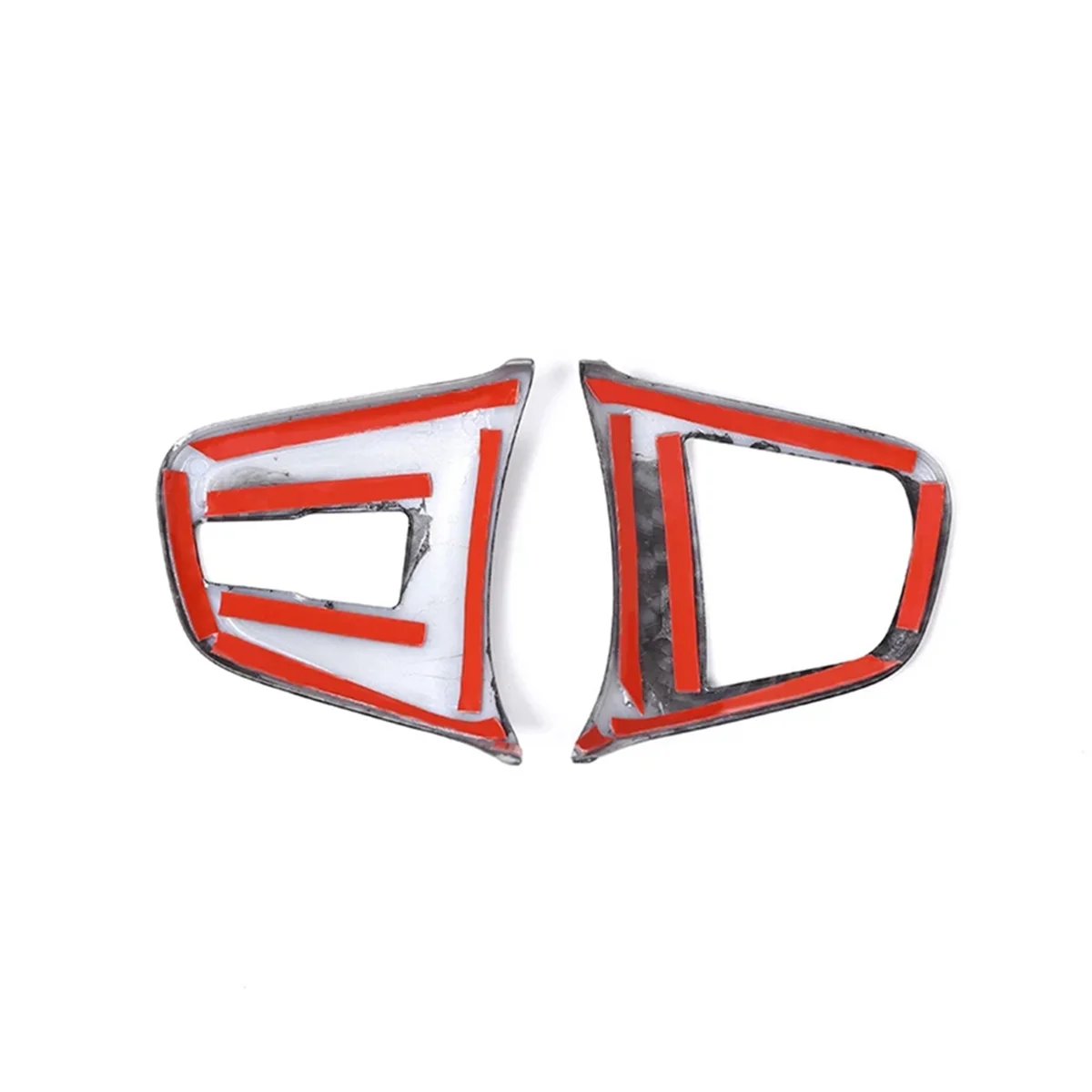 Marco embellecedor ABS carbono botones volante BMW X1 F48 F40 F45 - imagen 4