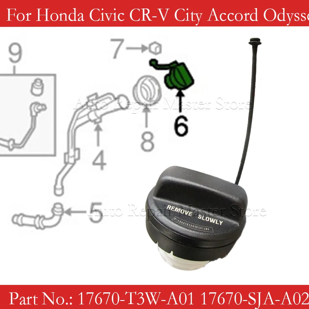 Tapa depósito combustible Honda Civic/CR-V 2007-2011