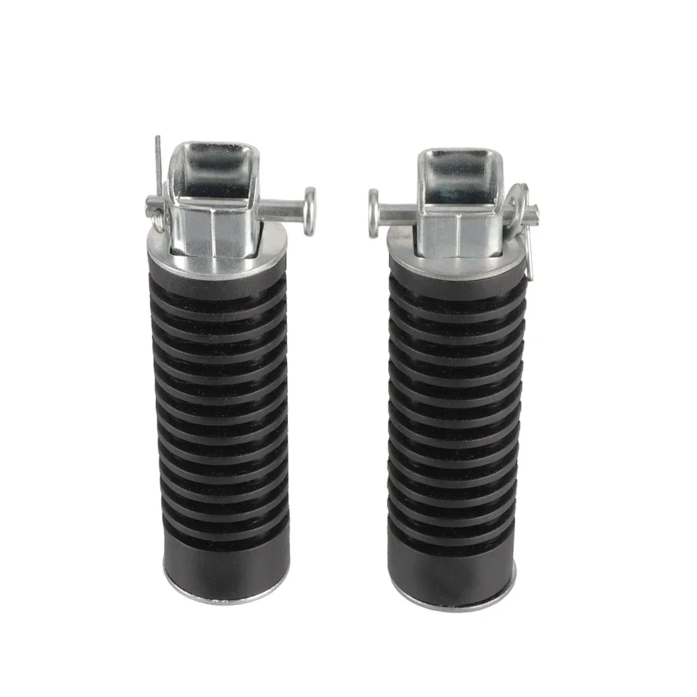 Estriberas traseras de goma negras para moto Honda CG125 - imagen 3