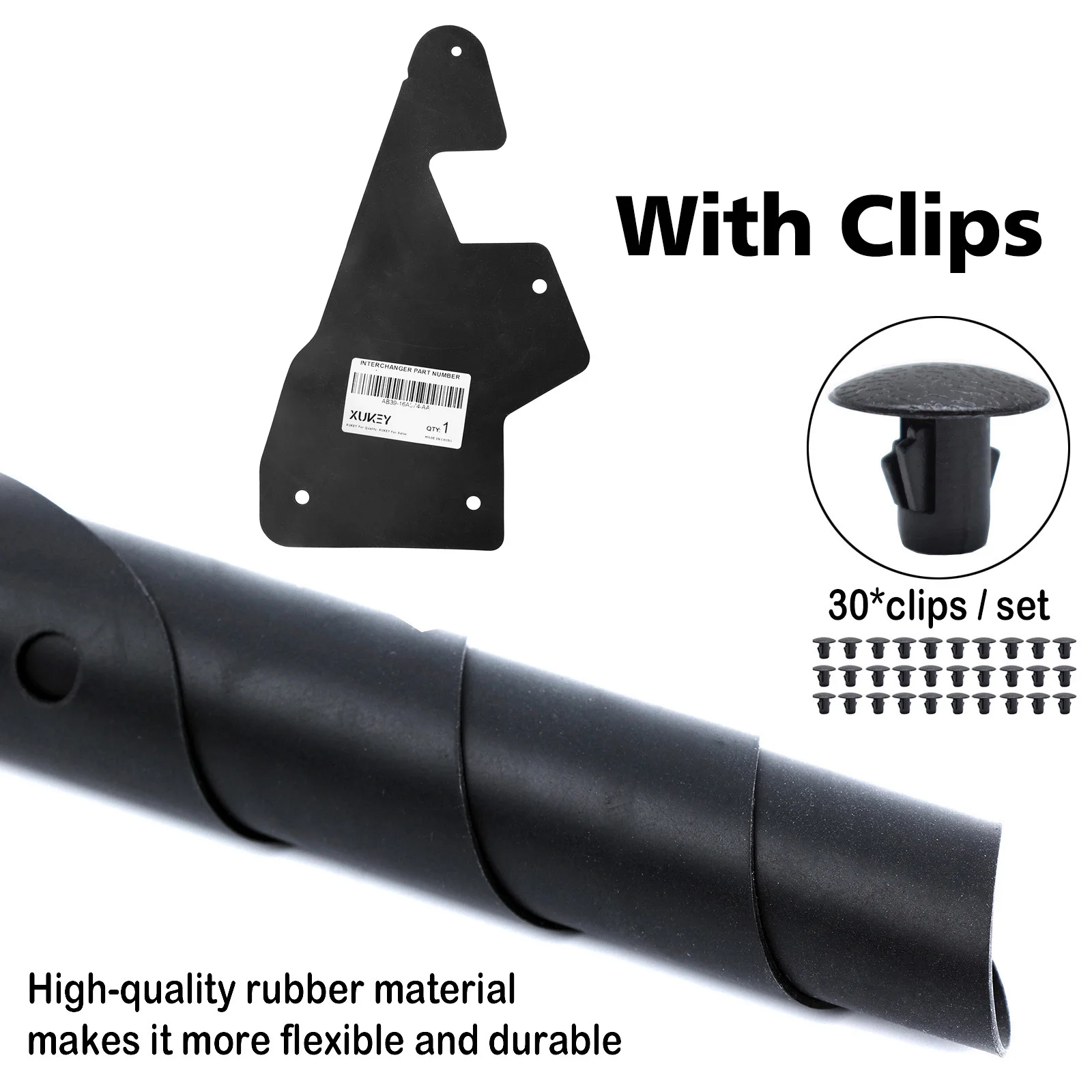 Protectores de guardabarros de goma para Ford Ranger y Everest 2011-2023 - imagen 4