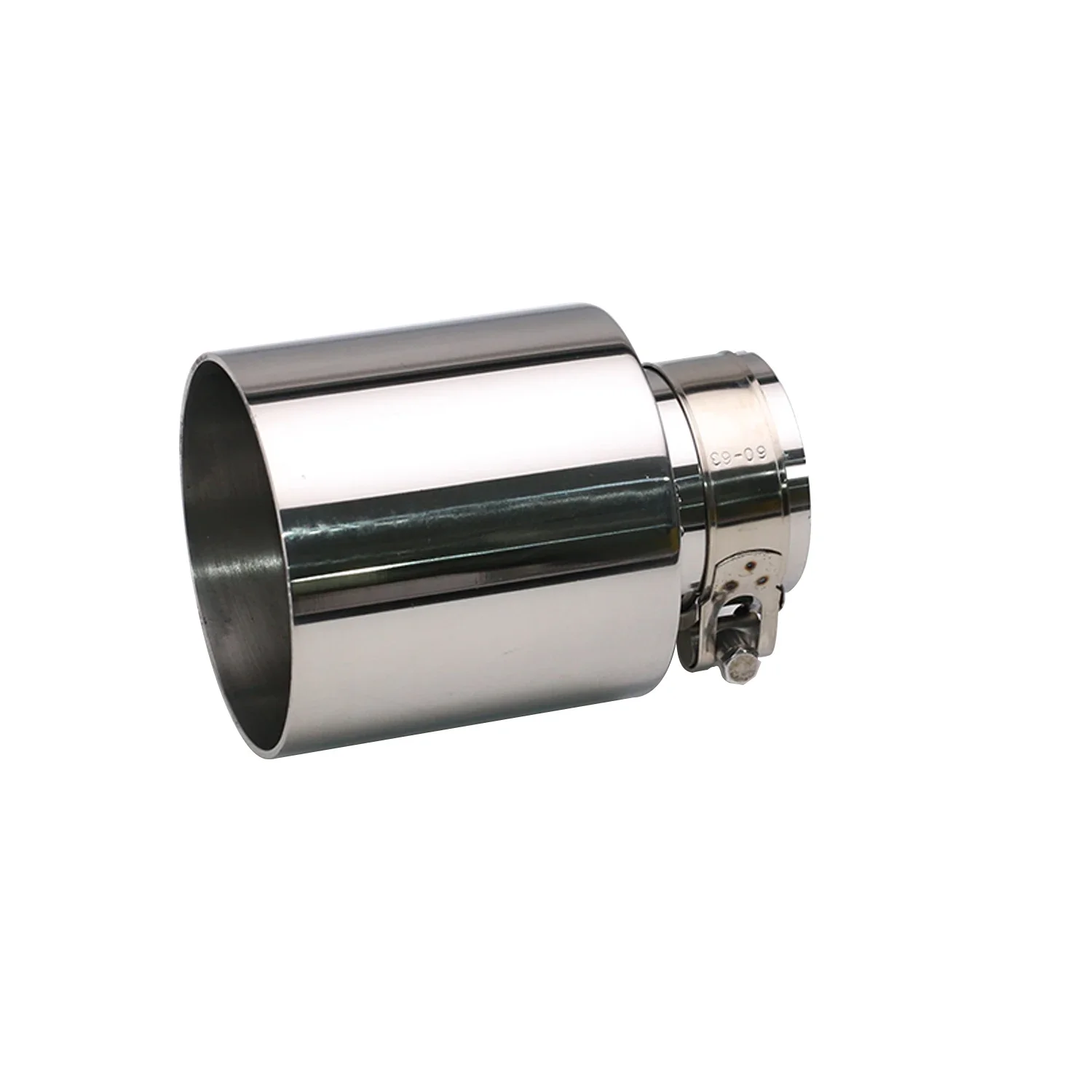 Punta de escape acero inoxidable 2.5" a 3.5" universal con abrazadera - imagen 4