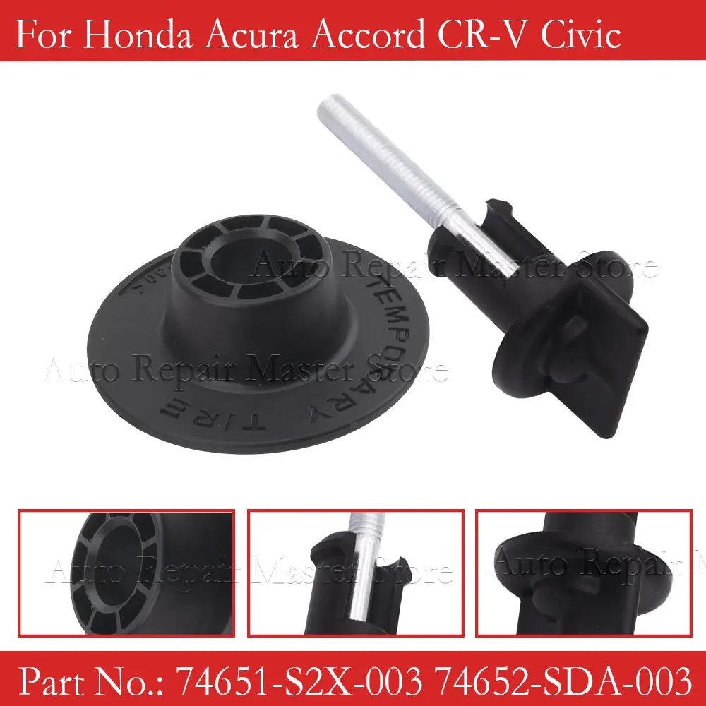 Tornillo montaje rueda repuesto Honda Civic CR-V Acura 2003-2021