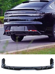 Difusor trasero para BYD King Destroyer 05 2022 2023 2024, Kit de carrocería de coche negro brillante, alerón de parachoques, divisor de plástico