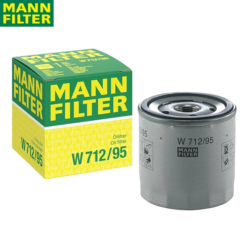 Filtro aceite MANN FILTER W712/95 compatible VW Audi Skoda