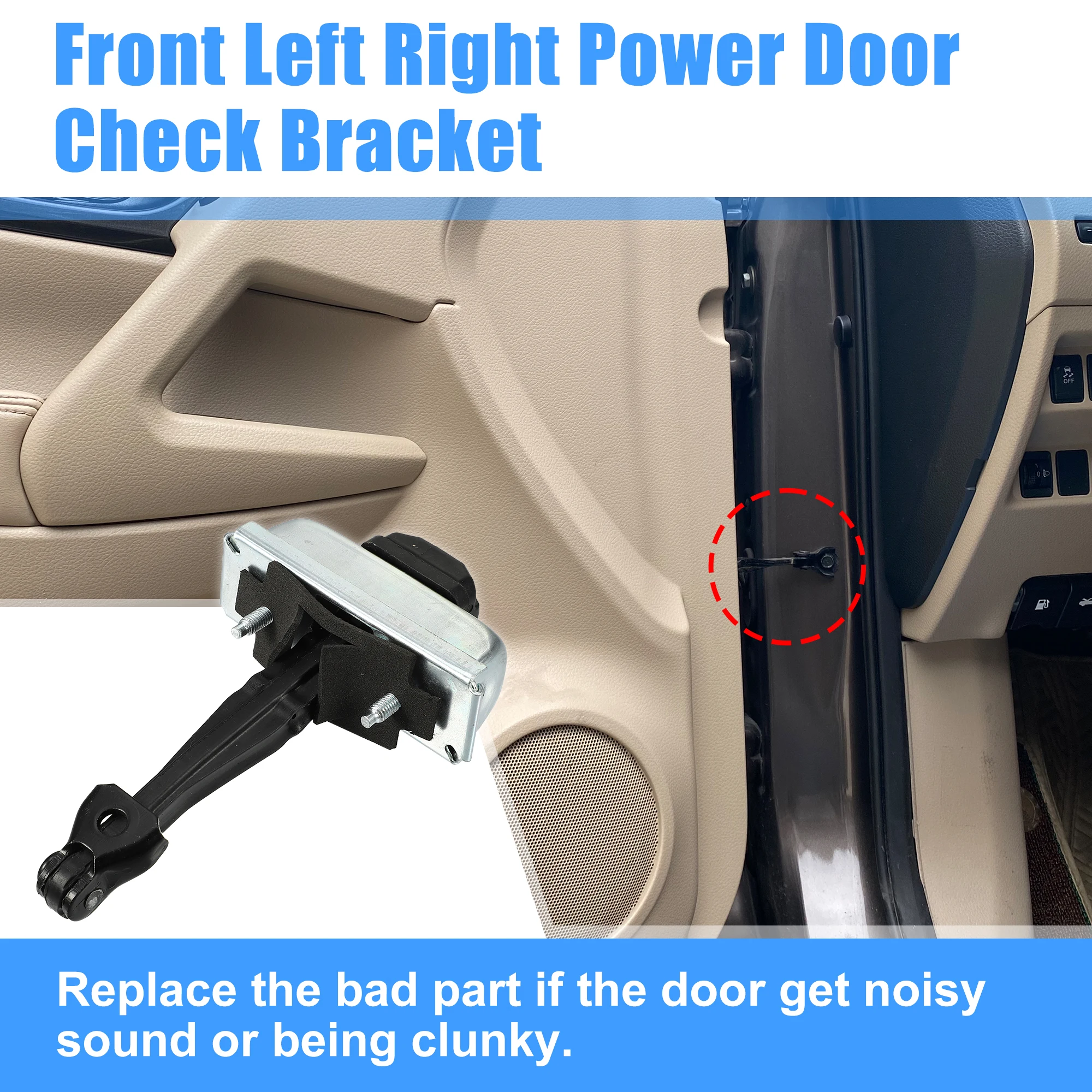 X Autohaux Limitador de puerta delantera – Chevy Silverado/GMC Sierra - imagen 2