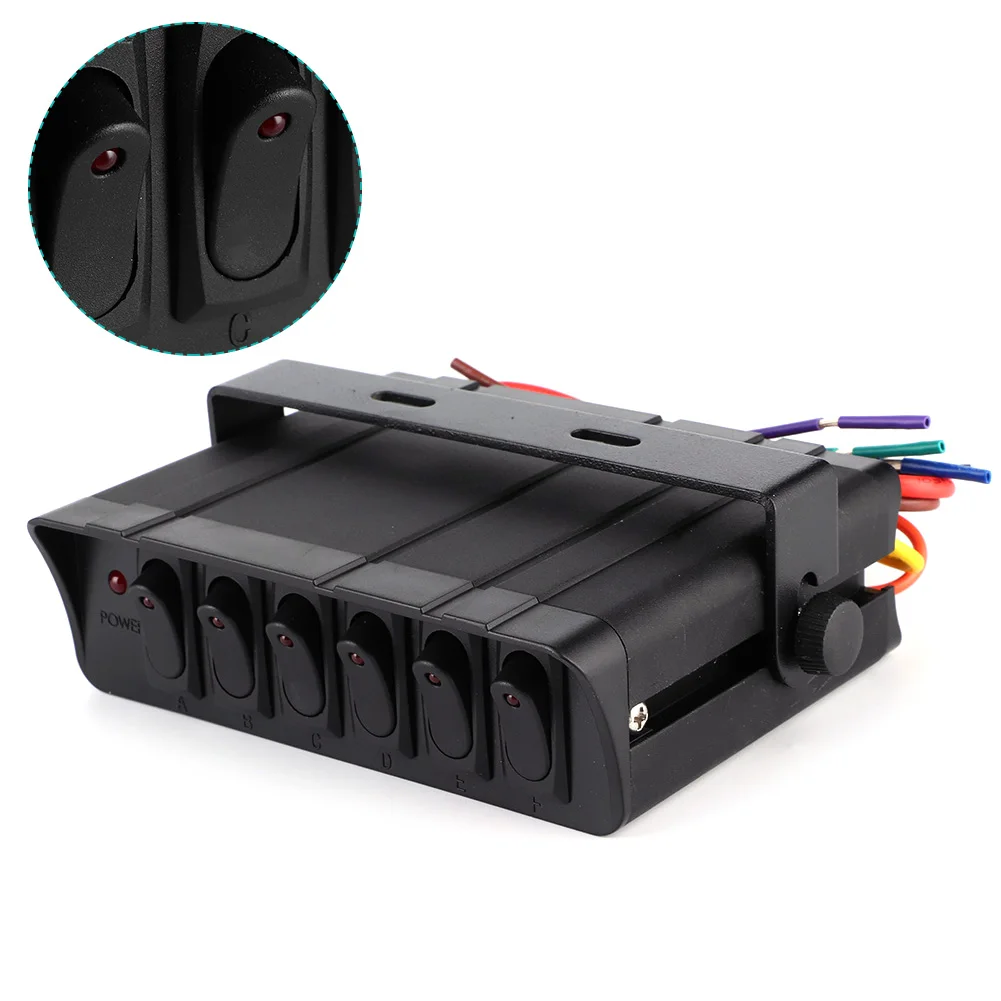 Controlador basculante 12-24V 3P led rojo – vehículos recreativos y barcos - imagen 3
