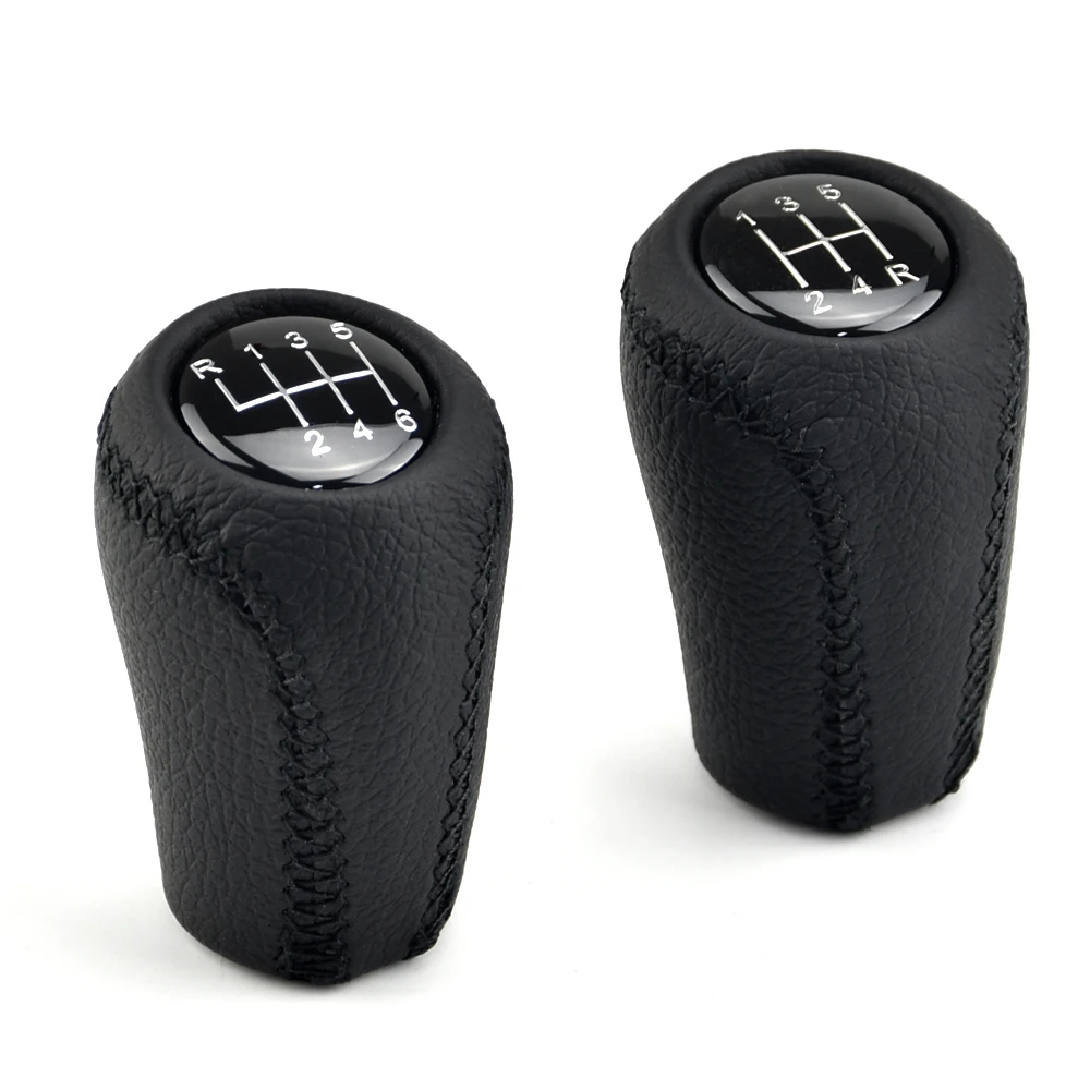 Palanca de cambios cuero PU con bota para Mazda 3 BK/BL 2006-2012 - imagen 4