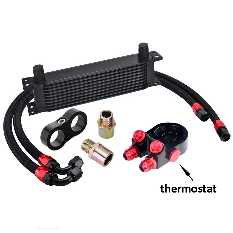 Kit enfriador de aceite AN10 con adaptador sándwich para motor - imagen 5
