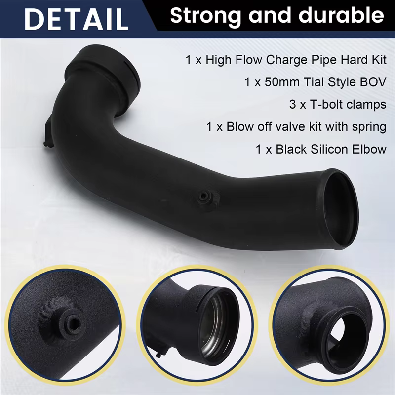 Kit tubo rígido turbo con BOV de 50 mm para BMW N54 135i/335i - imagen 3