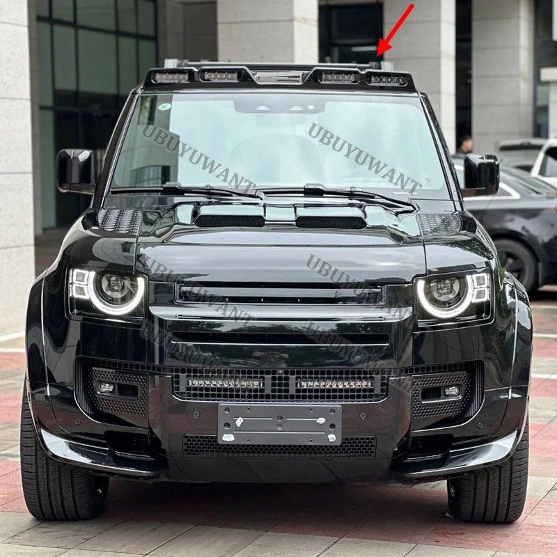 Alerón techo Land Rover Defender 2020+ difusor trasero y luz LED - imagen 4