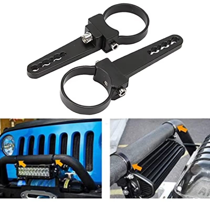 Soporte abrazadera barra LED – 1 a 3 pulgadas 4×4 y moto