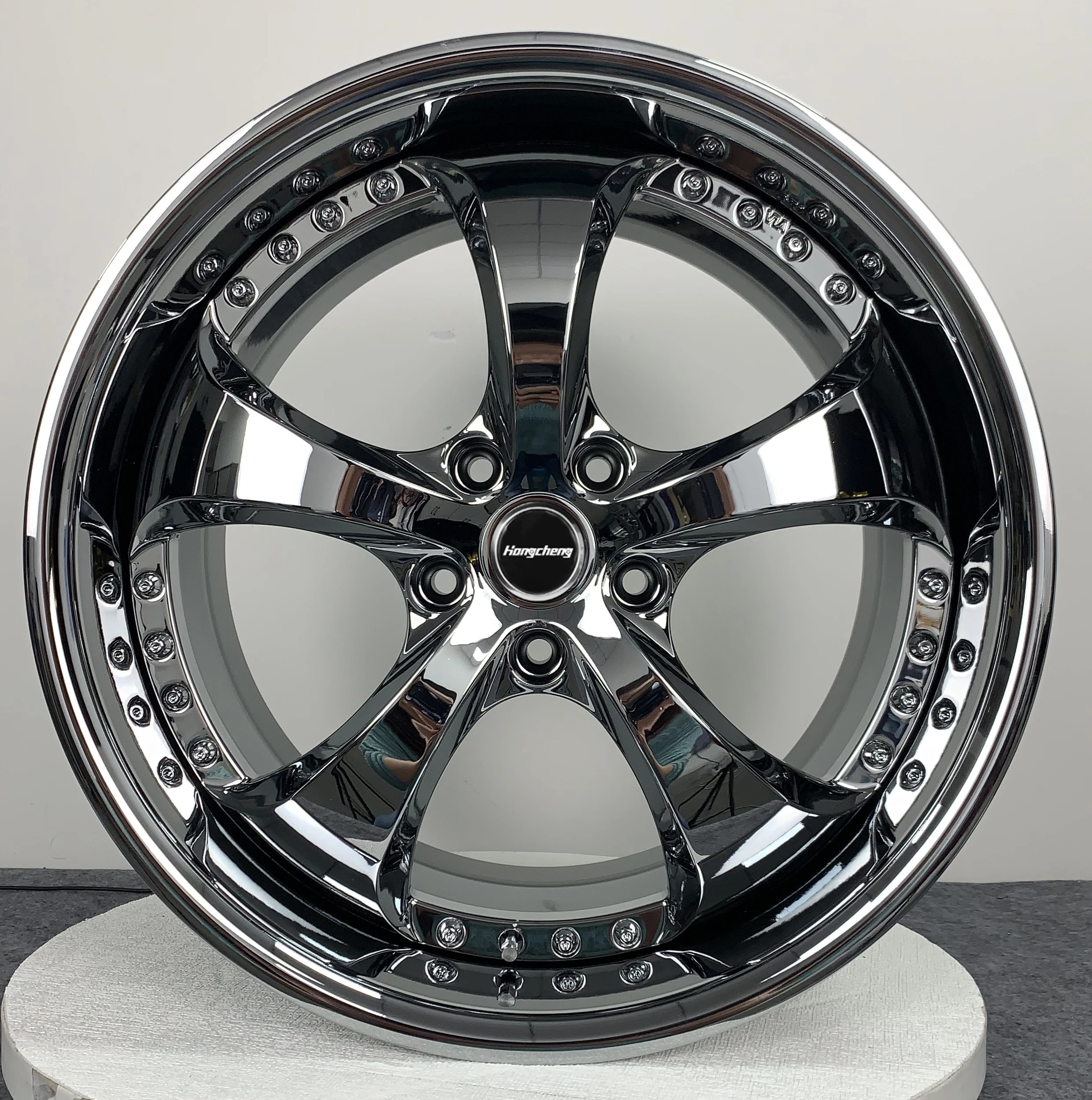 Llantas forjadas VSKF cromadas 5x112 para BMW Nissan S14 - imagen 2