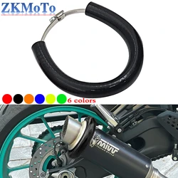 Protector térmico de escape en silicona para moto universal
