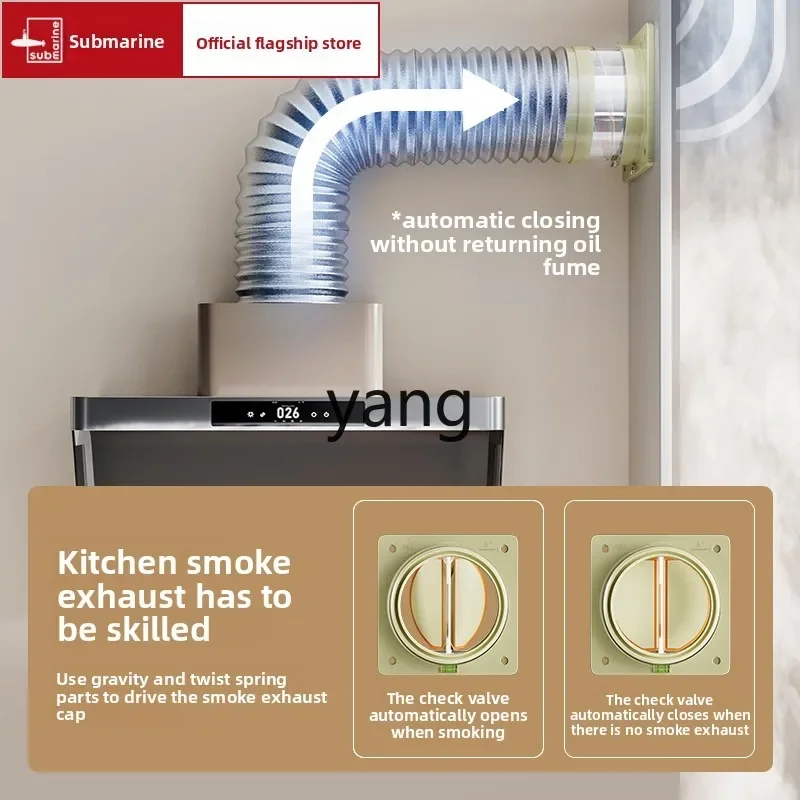 Válvula de retención para campana extractora – cocina y baño - imagen 3