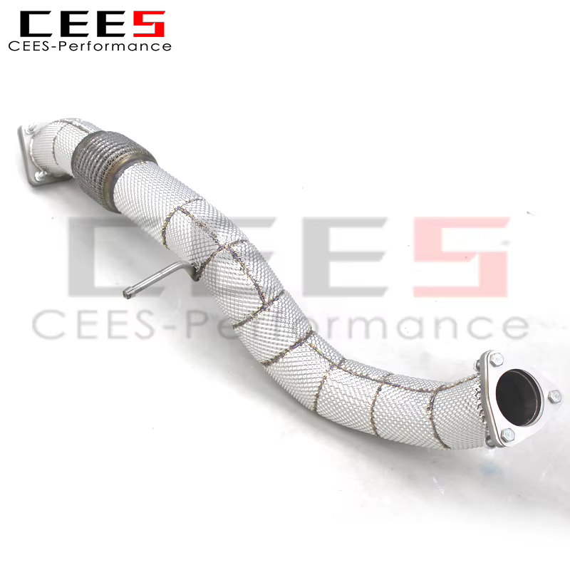Tubo delantero recto CEES con silenciador para Honda Civic Type R FL5 - imagen 4