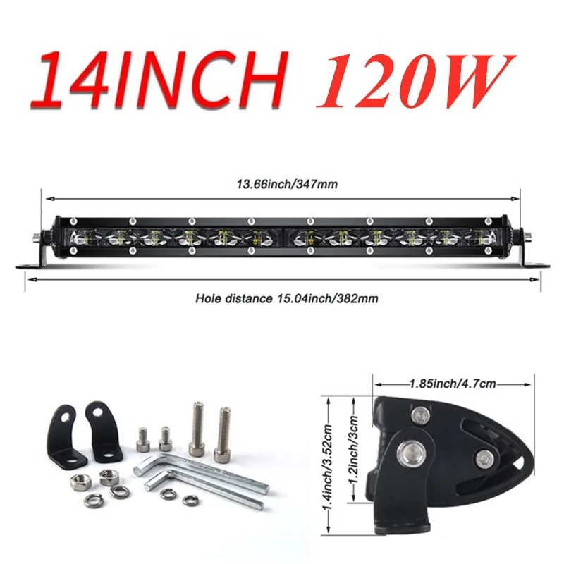 Tira LED ultrafina 6D de una fila para barra frontal todoterreno - imagen 5