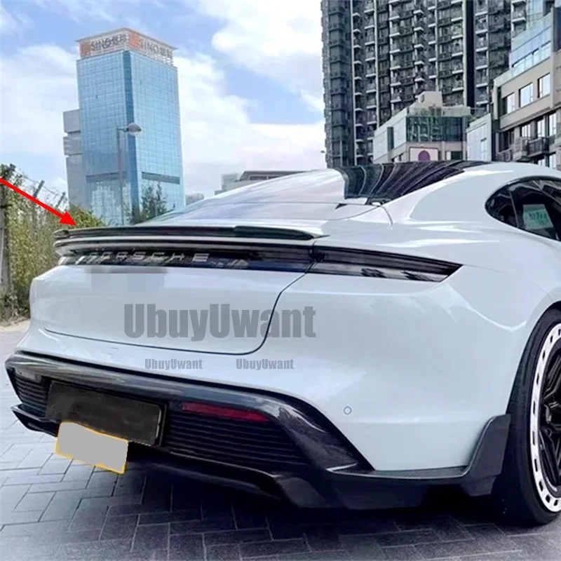 Alerón fibra de carbono Real FD para Porsche Taycan Turbo S 2019-2023 - imagen 2
