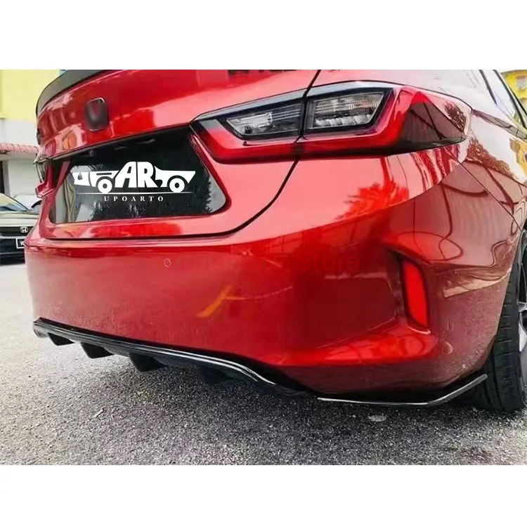 Alerón trasero deportivo ABS negro brillante para Honda City RS 2020 - imagen 2
