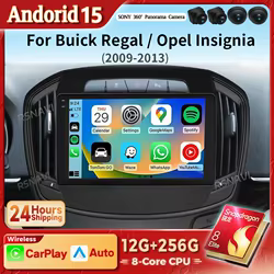 Radio multimedia Android CarPlay para Opel Insignia y Buick Regal