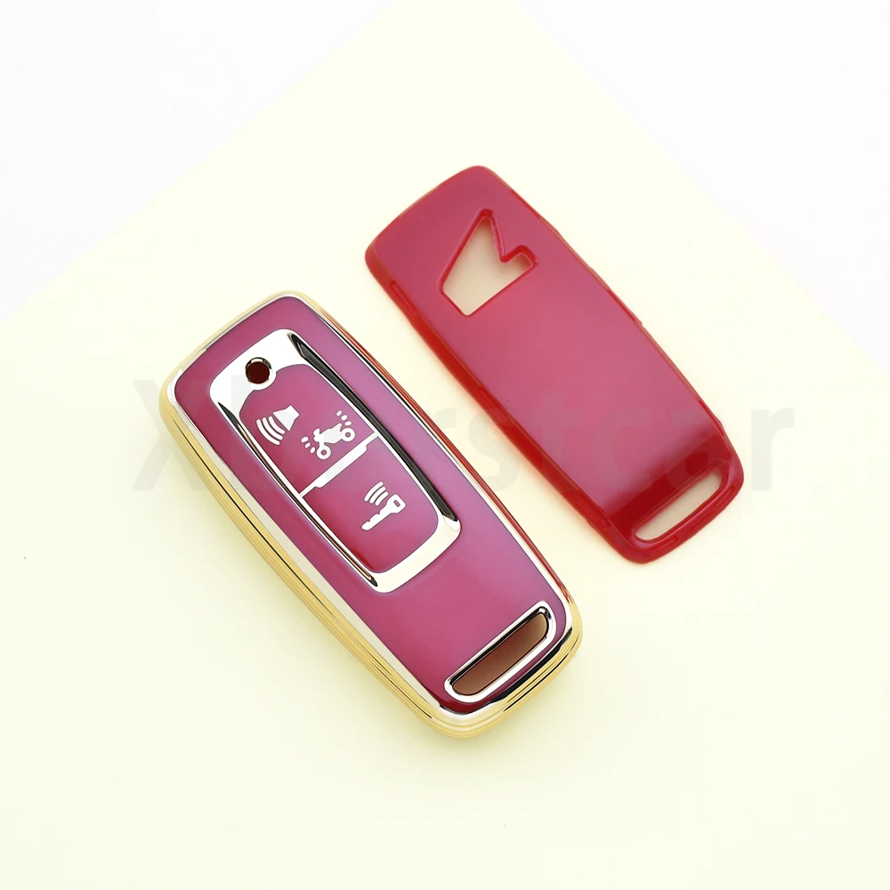 Funda protectora de TPU de 3 botones para llave remota de motocicleta, soporte Protector para Honda PCX160 VISION SH350 PCX 160, accesorios - imagen 4