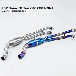Escape slip-on de titanio 51 mm para Yamaha TMAX 530 560 2017-2023