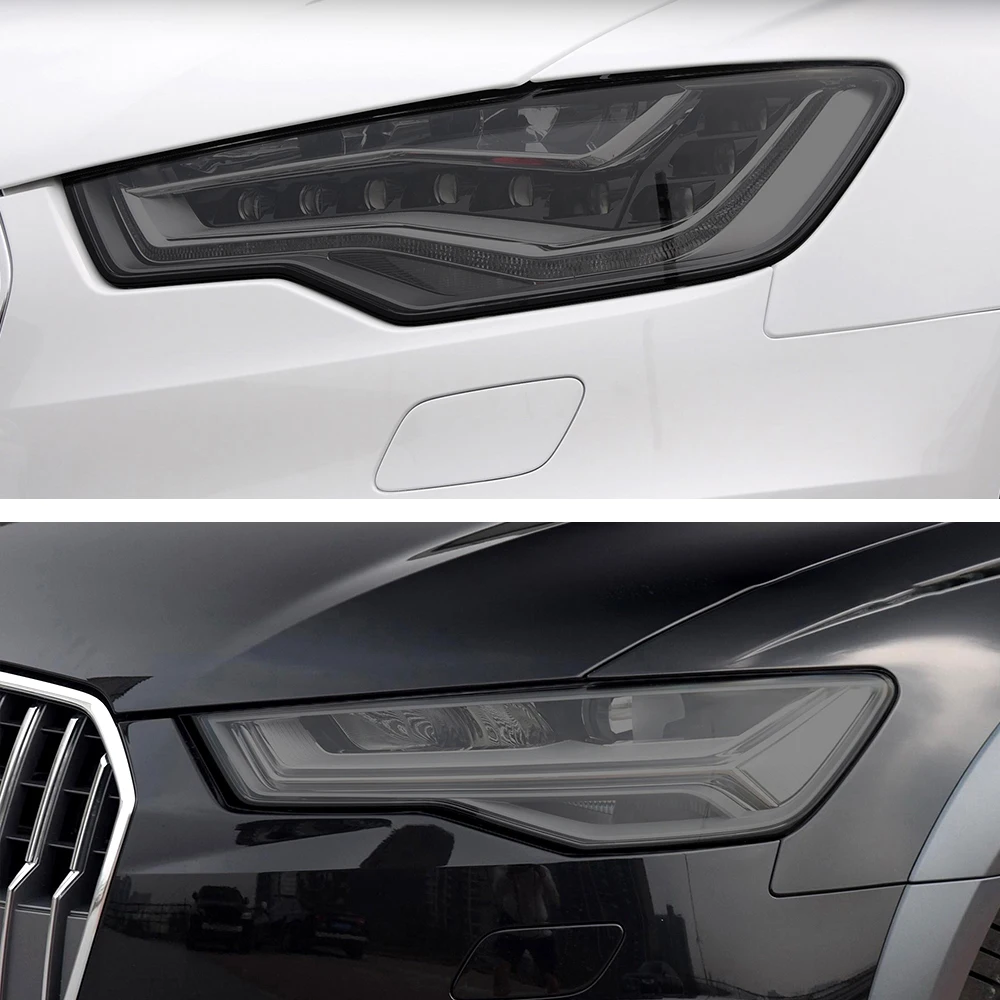 Película protectora faros negro ahumado Audi A6 C7 S6 RS6 2012-2018 - imagen 5