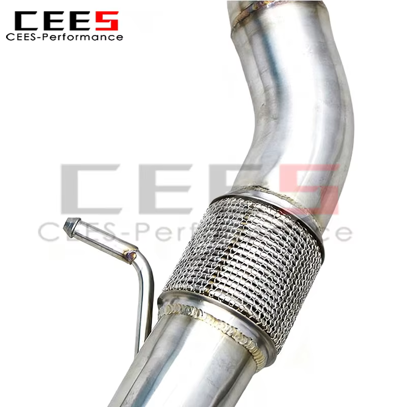 Tubo de bajada CEES de acero inoxidable – Audi S8 D4 4.0 TFSI - imagen 4