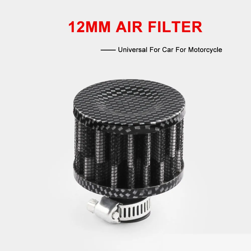 Filtro de admisión de aire frío de 12mm, cubierta de Válvula de ventilación Turbo del cárter del coche - imagen 3