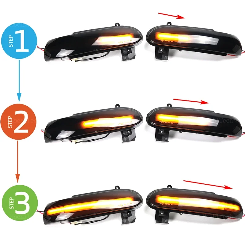 Intermitente LED dinámico para espejo Mercedes SLK R171 y SL R230 - imagen 5