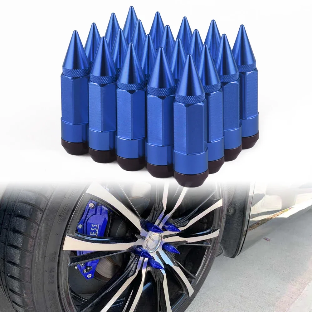 20 tuercas de rueda extendidas M12x1.25/1.5 para coche - 86 mm - imagen 3