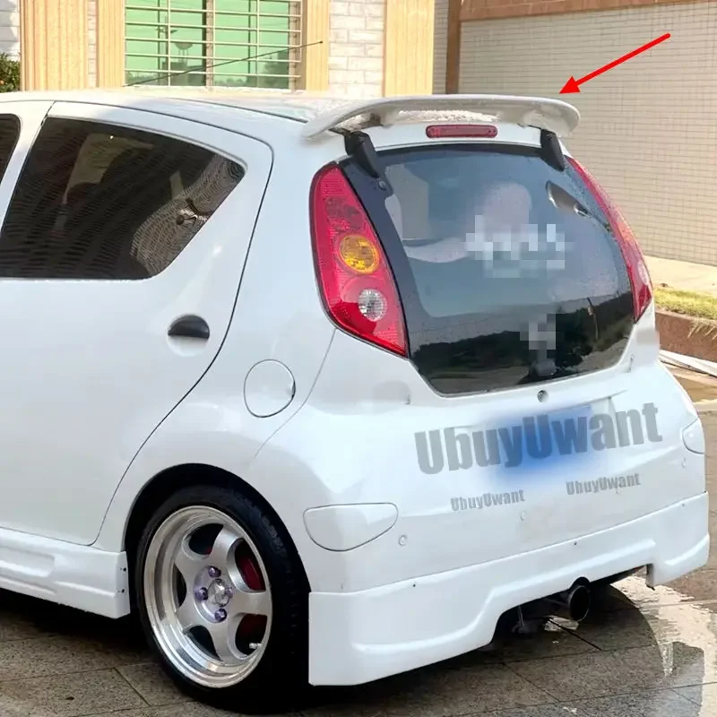 Para Geely Byd F0 accesorios de alerón 2008-2016 Material ABS aleta trasera de coche alerón de maletero de alta calidad alerón trasero F0 piezas de automóvil - imagen 5