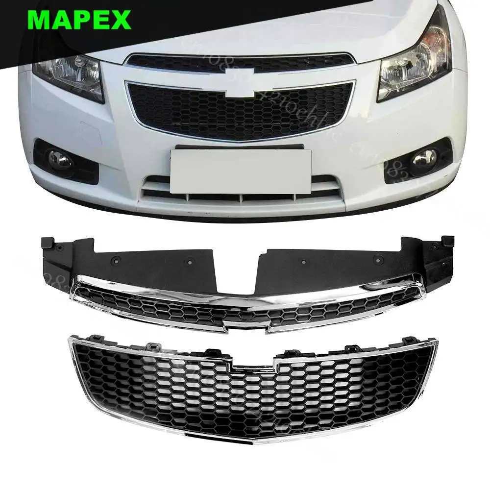 Paragolpes Chevrolet Cruze 2011-2014 con protector de rejilla - imagen 2