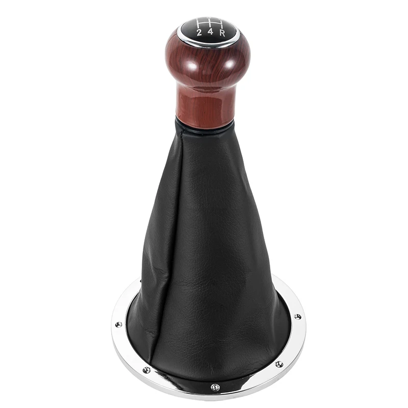 Pomo de madera para cambio de 5 velocidades con fuelle VW Golf - imagen 2