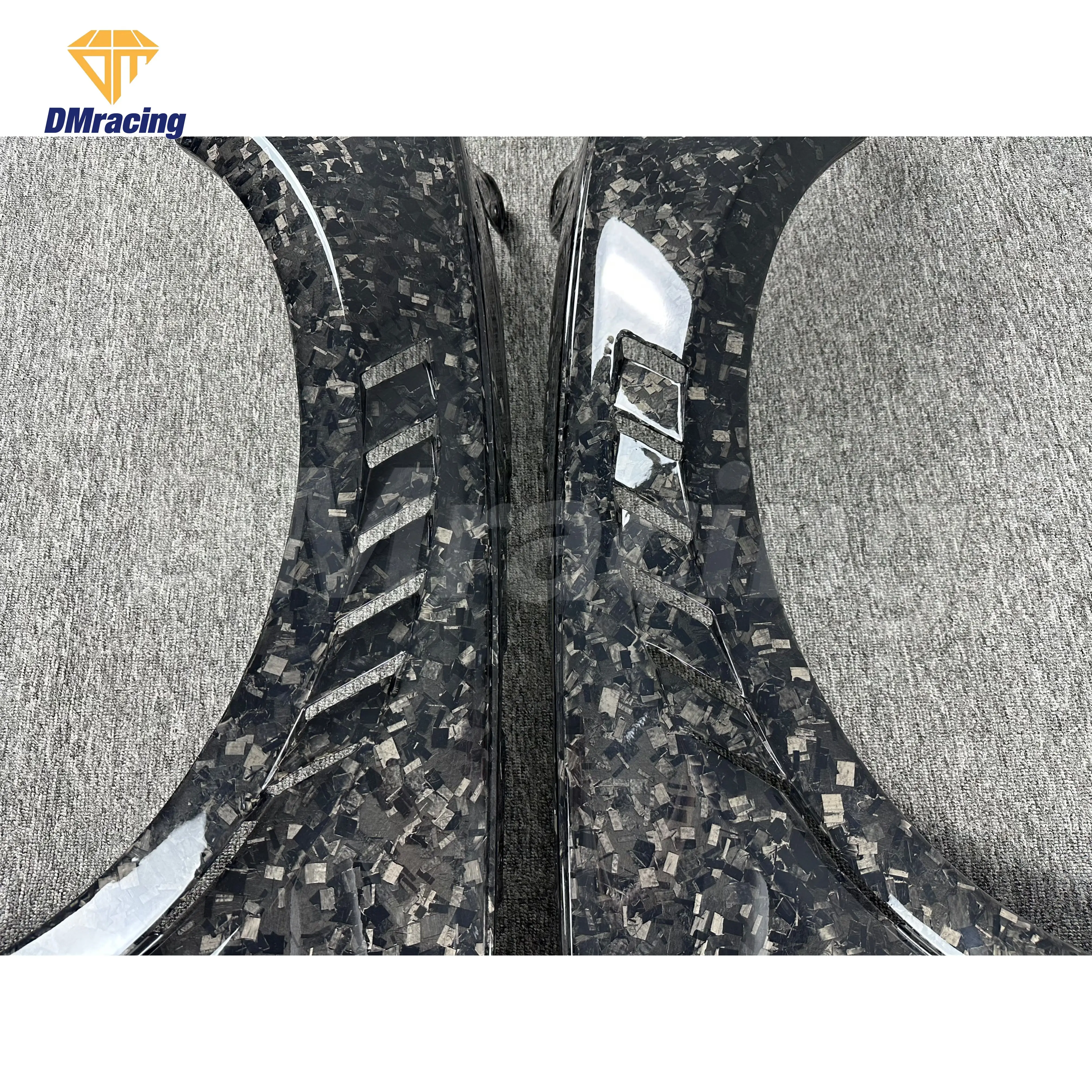 Guardabarros delantero de fibra de carbono forjado estilo Karbel para A5 S5 B9 B9.5 2017-2020 - imagen 3