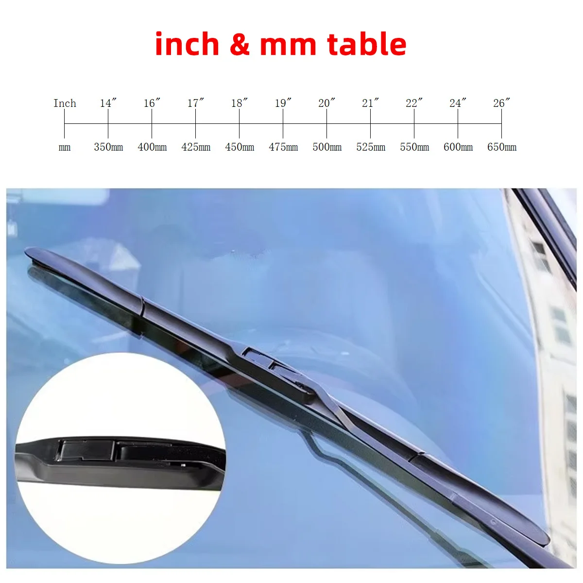 Escobilla Limpiaparabrisas J/U de Pinmoap - imagen 4