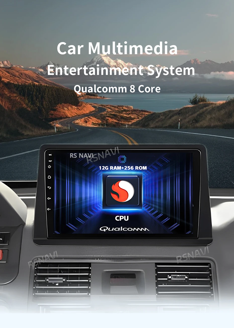 Pantalla 2K y marco para Mitsubishi Pajero 2