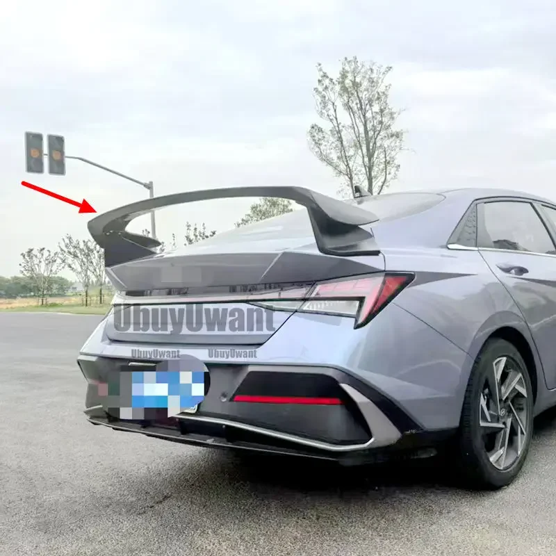 Alerón trasero ABS sin pintar para Hyundai Elantra CN7 2020-2025 - imagen 3