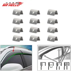 Deflector de viento y lluvia BMW clips acero inoxidable Universal