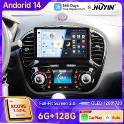 Radio GPS Android 14 4G 2Din Carplay con SWC – Nissan JUKE 2010-2014