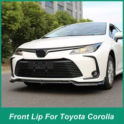 Parachoques delantero ABS negro subnegro para Toyota Corolla 2019-2021