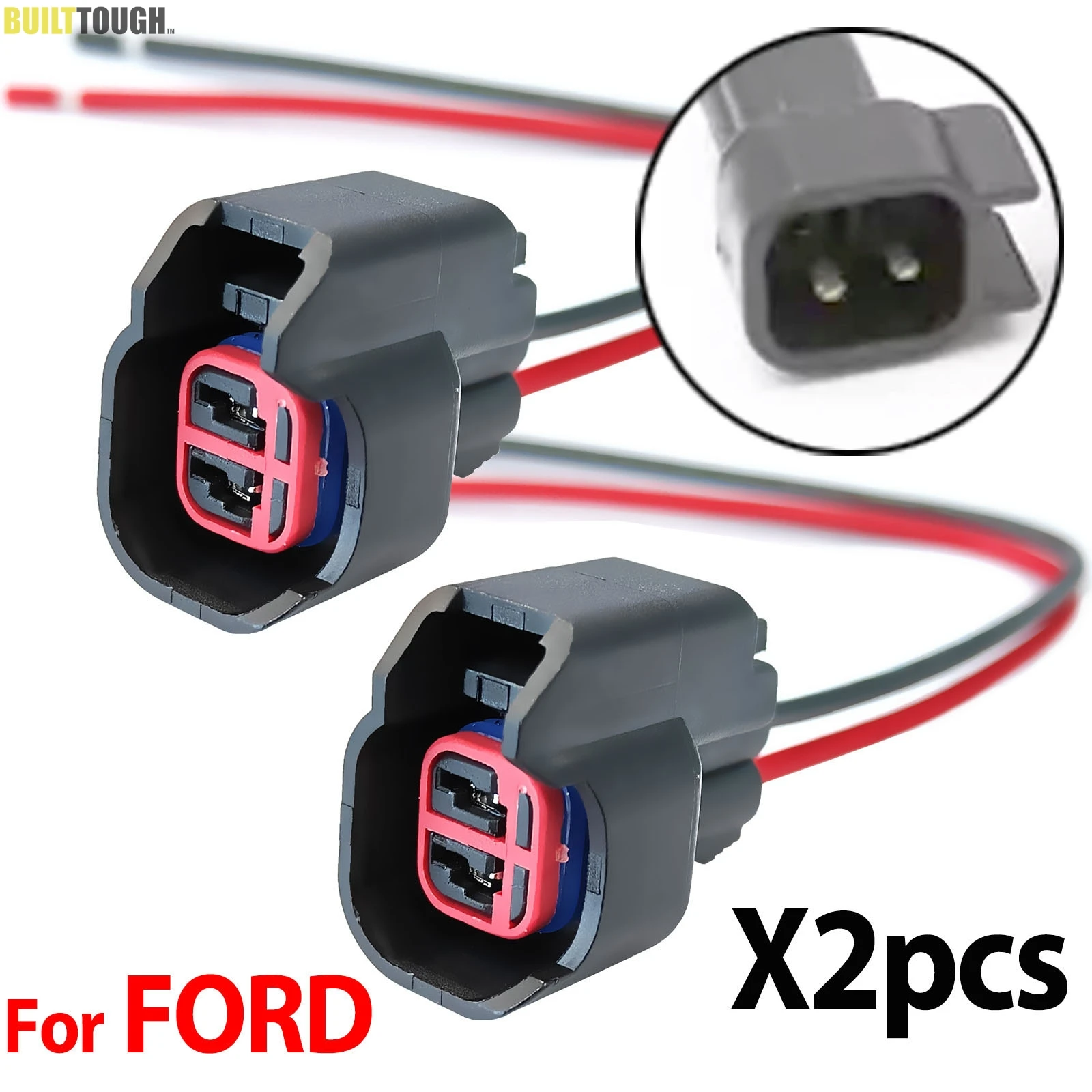 Conector ABS Ford BU2Z14S411RA para sensor de velocidad de rueda