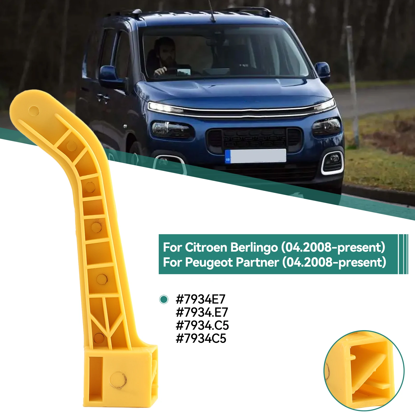 Manija apertura capó BRM – Citroen Berlingo/Partner 2008+ 7934E7 - imagen 2