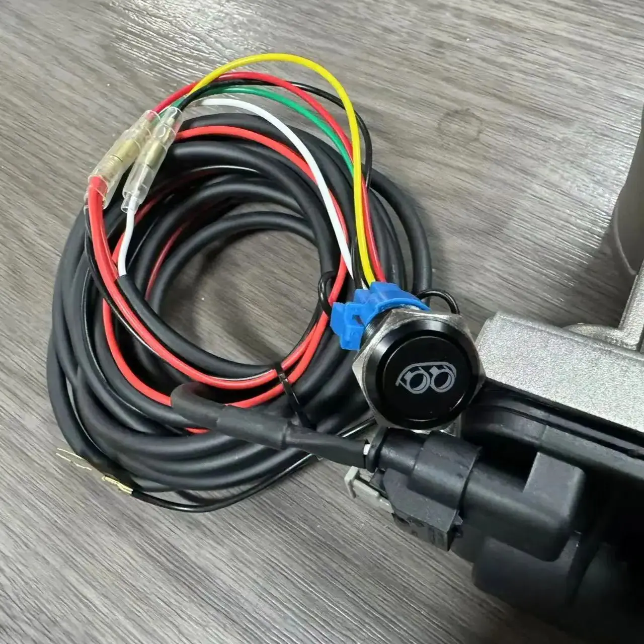Válvula eléctrica de escape con botón de control, negra - imagen 3