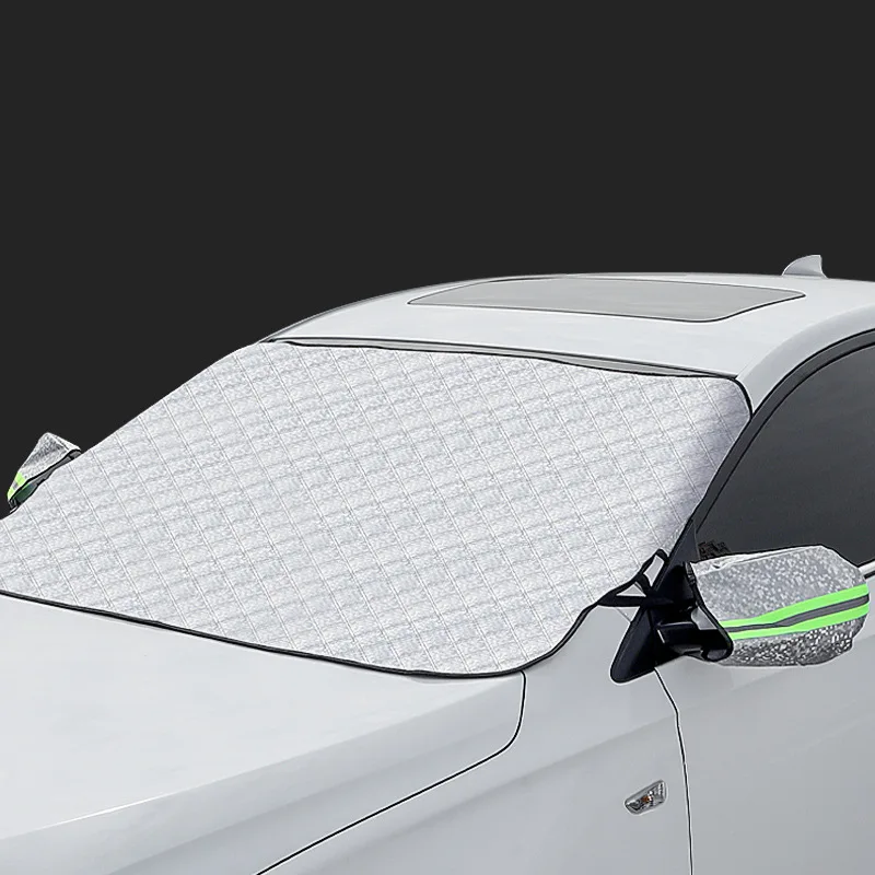 Cubreparabrisas con orejeras universal – protección contra nieve, escarcha y polvo - imagen 4