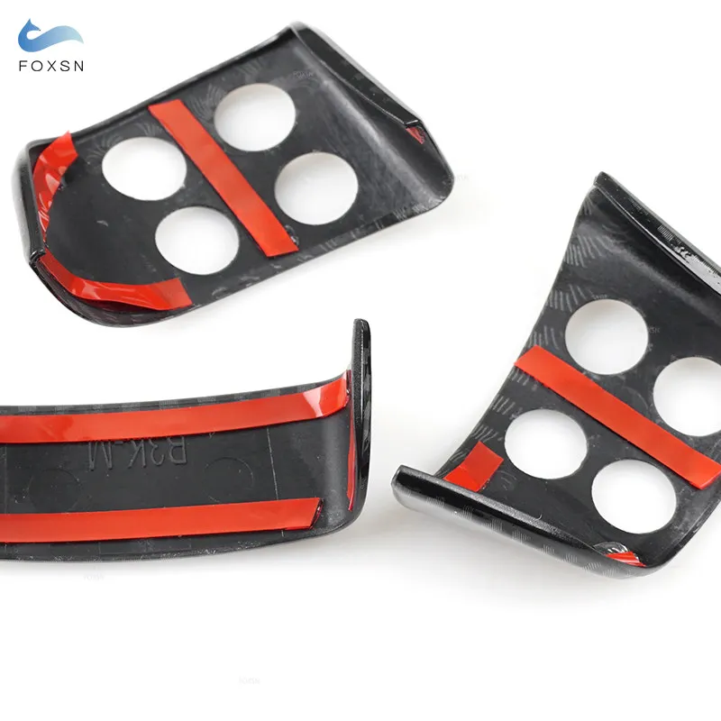Moldura de volante efecto carbono para VW Golf V, Passat B6 y Tiguan - imagen 3