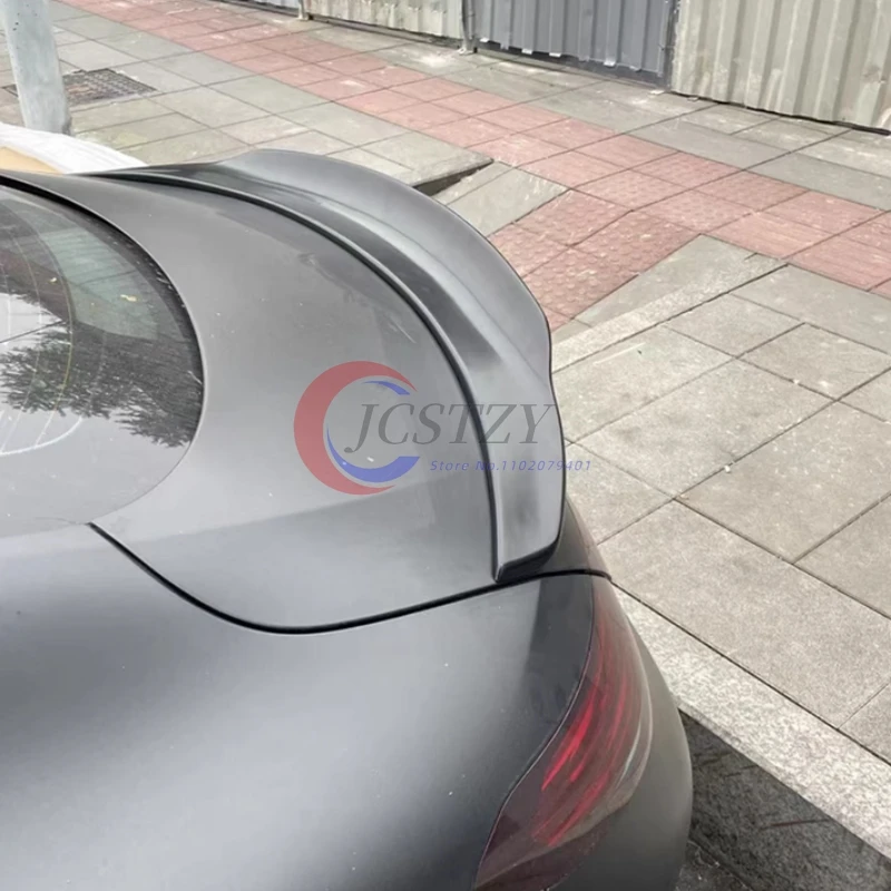 Para Mercedes W205 abs alerón trasero para parachoques trasero para BENZ Clase C W205/A205/C205 2 puertas (solo corte)