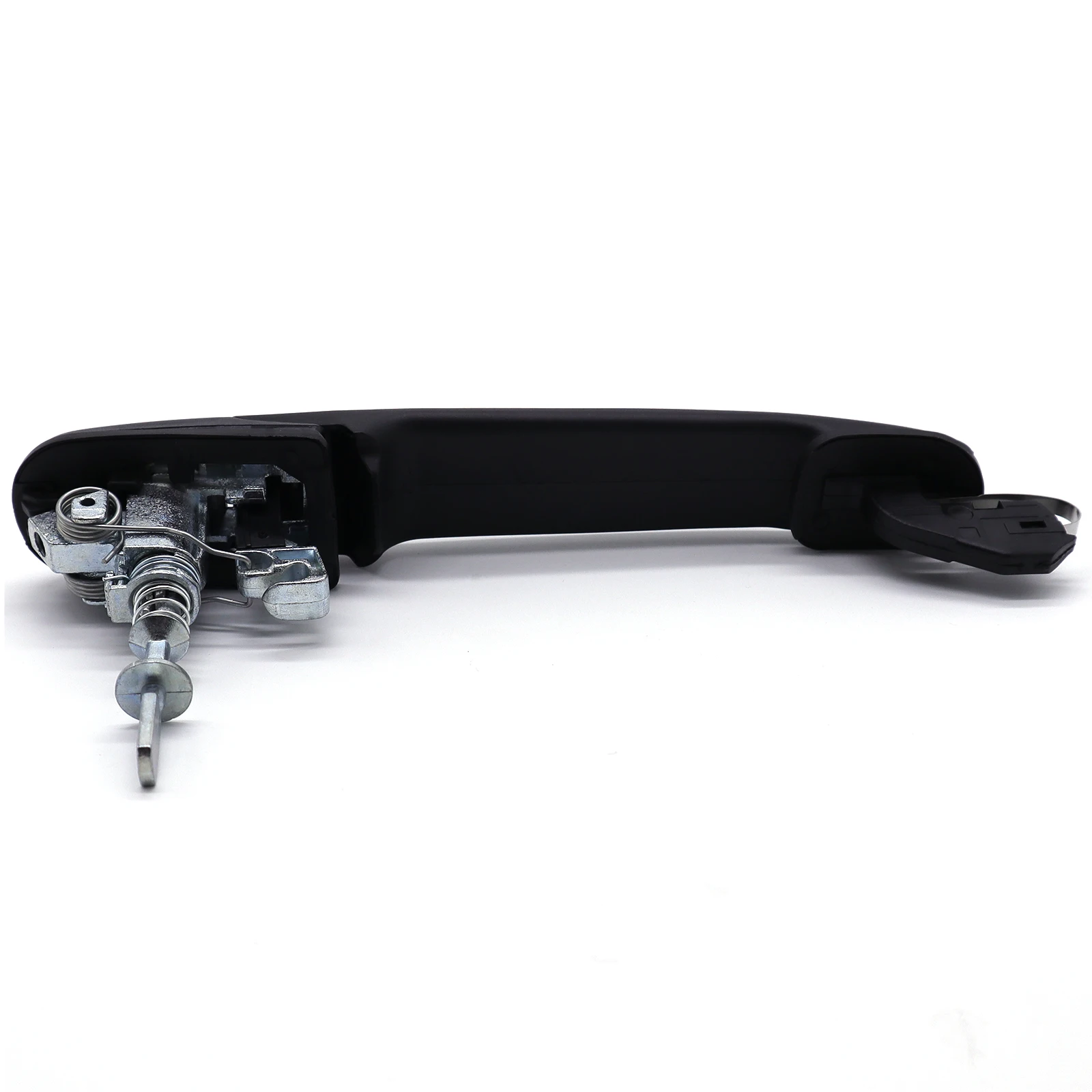 Manija puerta delantera derecha VW Polo con cerradura y llave, negro - imagen 4